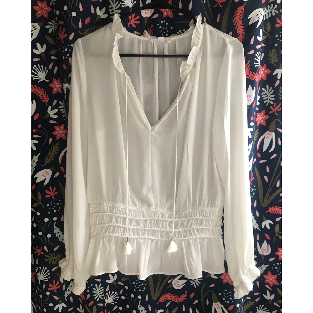 Socialite white blouse